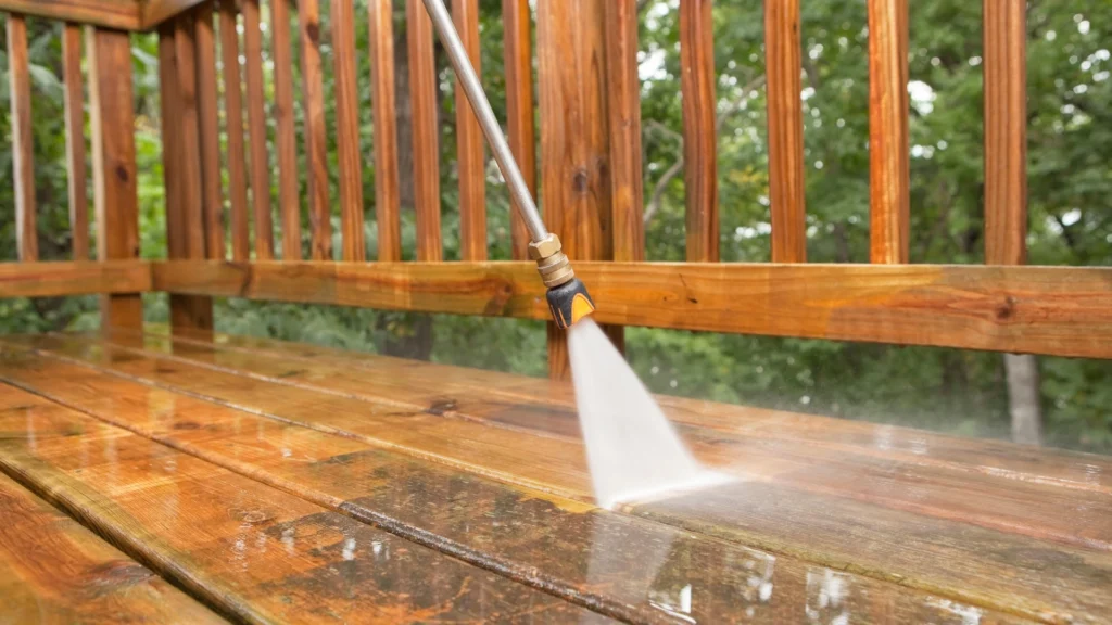 pressure-washer-cleaning-a-deck